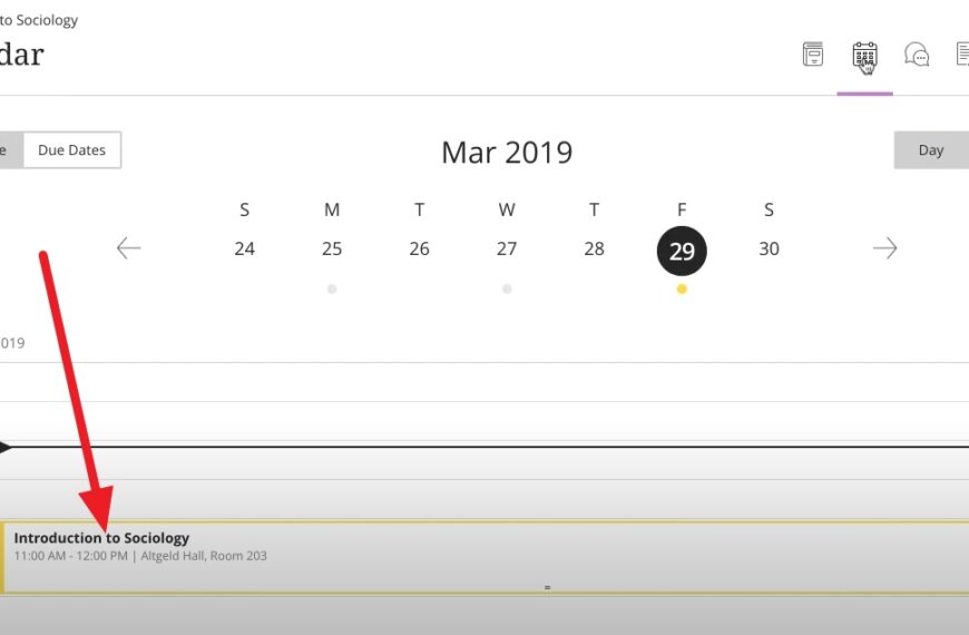 Calendario Blackboard UCV